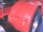Red Mudguard Bracket - Click to Enlarge